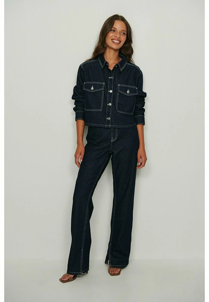 NA-KD Veste En Jean - Rinse Denim 1 NA-KD Veste En Jean - Rinse Denim