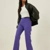 NA-KD ORGA RELAX FULL - Jean Droit - Purple -NA-KD Soldes Magasin 0183757825cd4904b3b6f421a713c5d0