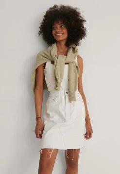 NA-KD Jupe Trapèze - White