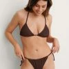 NA-KD SMOCKED TIE STRAP - Bas De Bikini - Brown 5 NA-KD SMOCKED TIE STRAP - Bas De Bikini - Brown -NA-KD Soldes Magasin 029c520eff0b465989ff5b3cd2c7d690