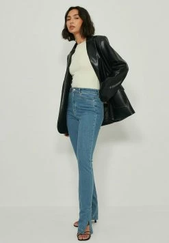 NA-KD Jean Bootcut - Mid Blue