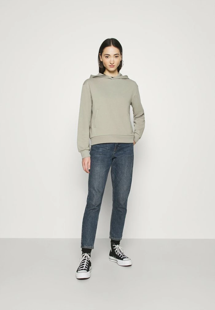 NA-KD POCKET DETAIL HOODIE - Sweat à Capuche - Grey 2 NA-KD POCKET DETAIL HOODIE - Sweat à Capuche - Grey – Image 2