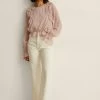NA-KD MIT RÜSCHEN - Blouse - Dusty Pink -NA-KD Soldes Magasin 046038fd62c8498386bb7a8944648d83