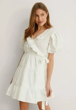 NA-KD Robe De Jour - White