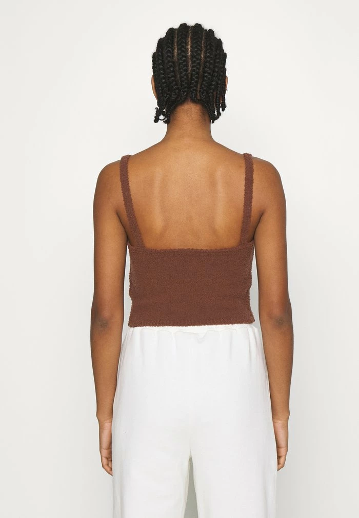 NA-KD X ZALANDO EXCLUSIVE - FLUFFY SINGLET - Débardeur - Nougat 3 NA-KD X ZALANDO EXCLUSIVE - FLUFFY SINGLET - Débardeur - Nougat – Image 3