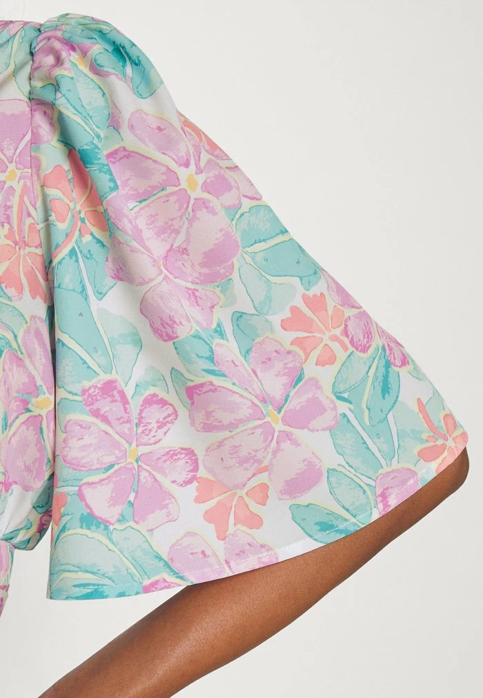 NA-KD FLOWY WRAP BLOUSE - Blouse - Purple 5 NA-KD FLOWY WRAP BLOUSE - Blouse - Purple – Image 5