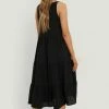 NA-KD Robe De Jour - Black -NA-KD Soldes Magasin 059335a2a96b4027acc8eec673308f2b