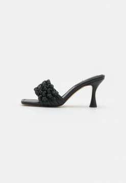 NA-KD MULTIKNOT - Mules à Talons - Black