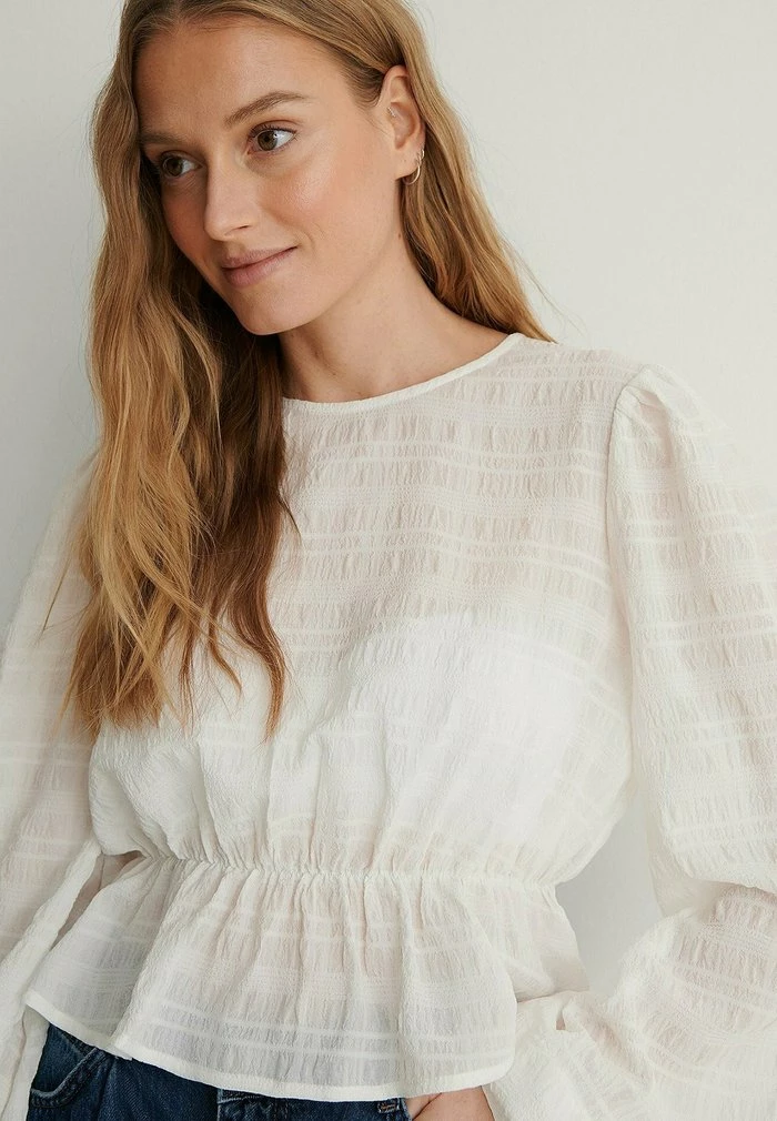 NA-KD Blouse - White 4 NA-KD Blouse - White – Image 4