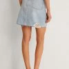 NA-KD Minijupe - Light Blue -NA-KD Soldes Magasin 09d0b2435250427397ea2e5e18e57626