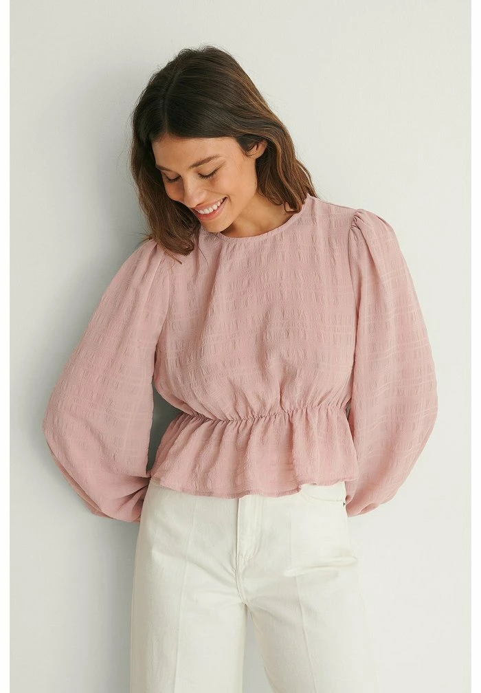 NA-KD Blouse - Dusty Pink 1 NA-KD Blouse - Dusty Pink