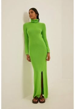 NA-KD Robe Longue - Lime