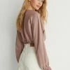 NA-KD Blouse - Dusty Pink -NA-KD Soldes Magasin 0bc705214e874509977497df00425c61