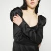 NA-KD PUFFY SLEEVE DETAIL DRESS - Robe De Soirée - Black -NA-KD Soldes Magasin 0c2a5840d32649f5a522593eb09e5ec5