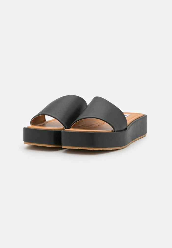 NA-KD PADDED FLATFORM - Mules à Talons - Black 3 NA-KD PADDED FLATFORM - Mules à Talons - Black – Image 3