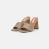 NA-KD FLARED HEEL MULES - Mules à Talons - Light Taupe -NA-KD Soldes Magasin 1144ef8adda84c4eacd05e16478eb281