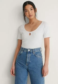 NA-KD T-shirt Imprimé - White