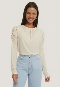 NA-KD T-shirt à Manches Longues - Offwhite