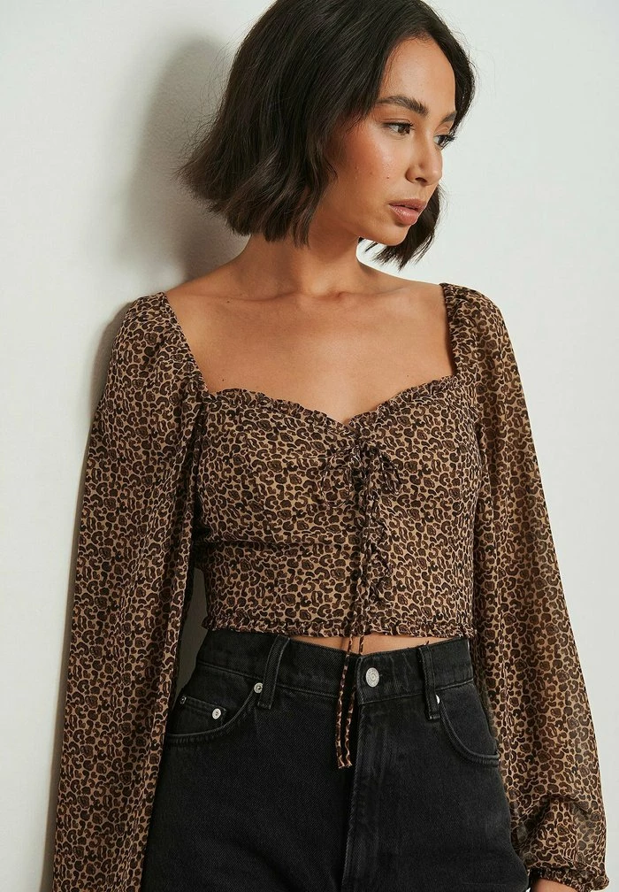 PAMELA REIF X NA-KD - BLOUSE - Blouse - Beige 1 PAMELA REIF X NA-KD - BLOUSE - Blouse - Beige