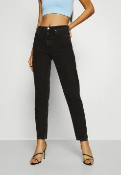 NA-KD LOOSE - Jean Boyfriend - Black