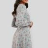 NA-KD Robe De Jour - Light Blue Flower -NA-KD Soldes Magasin 17aa07ebaf5443a1914a285f41a4df0e