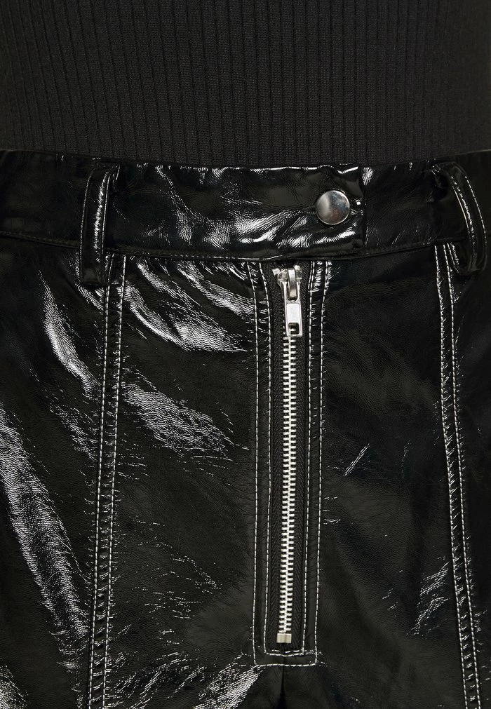 NA-KD CONTRAST SEAM PANTS - Pantalon Classique - Black 7 NA-KD CONTRAST SEAM PANTS - Pantalon Classique - Black – Image 7