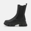 NA-KD ELASTIC PROFILE BOOTS - Bottines à Plateau - Black 7 NA-KD ELASTIC PROFILE BOOTS - Bottines à Plateau - Black -NA-KD Soldes Magasin 1974bf42480249808d9e58ada312eb60