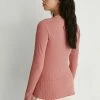 NA-KD BABYLOCK MIT LANGEN ÄRMELN - T-shirt à Manches Longues - Dusty Pink -NA-KD Soldes Magasin 198ddf4390b343009fbebe6df3fa8f91