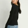 NA-KD T-shirt à Manches Longues - Black -NA-KD Soldes Magasin 1b4d98af6539473c89e93a1333b7d140