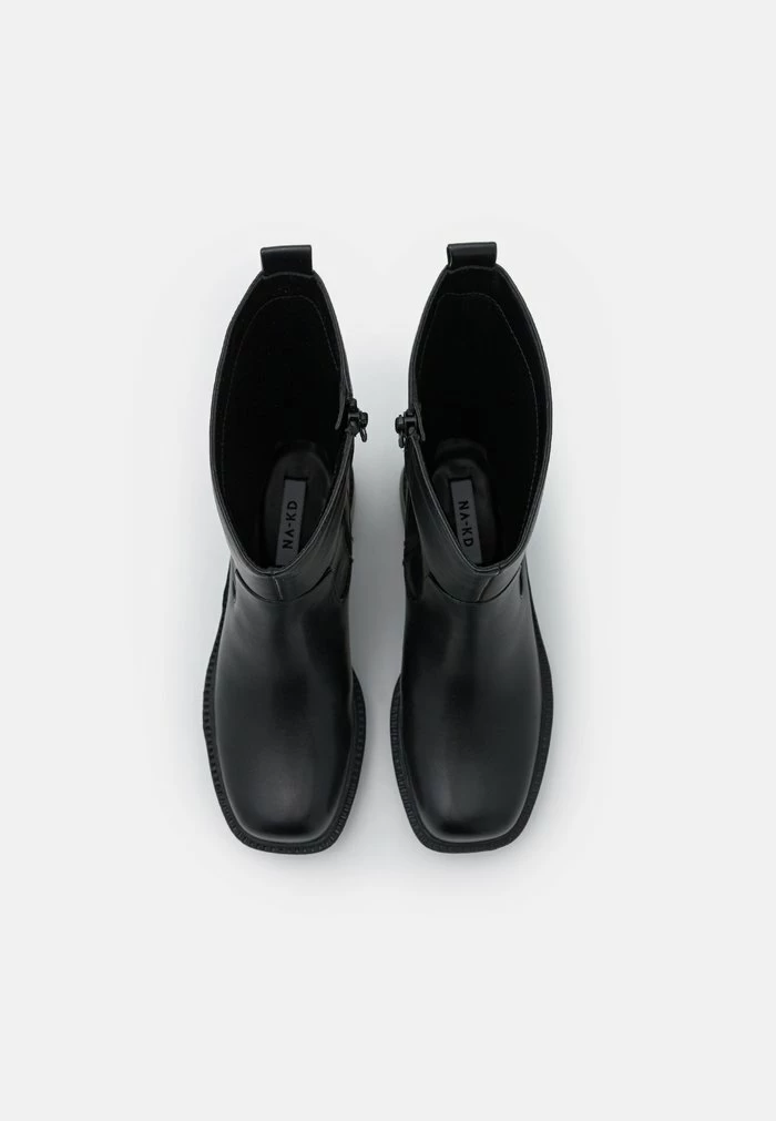 NA-KD HEELED PROFILE BOOTS - Bottes à Plateau - Black 6 NA-KD HEELED PROFILE BOOTS - Bottes à Plateau - Black – Image 6