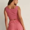 NA-KD Débardeur - Pink -NA-KD Soldes Magasin 1bd644f152d74257aaedb22919393d82