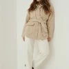 NA-KD MIT GÜRTEL - Veste Mi-saison - Light Beige -NA-KD Soldes Magasin 1ca2165efa564cd6ac88582a9696bc56