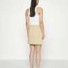 NA-KD Minijupe - Beige -NA-KD Soldes Magasin 1e43af1f8cc04a4b9a258505b6045afe