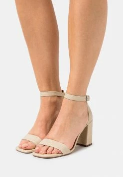 NA-KD BASIC BLOCK - Sandales - Beige