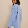 NA-KD ÜBERGROSSES - Chemisier - Mid Blue -NA-KD Soldes Magasin 211af78638444d6f881d1ce0ebe94332