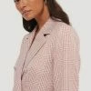 NA-KD Manteau Court - Pink/white -NA-KD Soldes Magasin 2184a37045654af3965ec67b85cf65ea