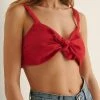 NA-KD Blouse - Red -NA-KD Soldes Magasin 21e6fea6e73643159223227d27579ec9