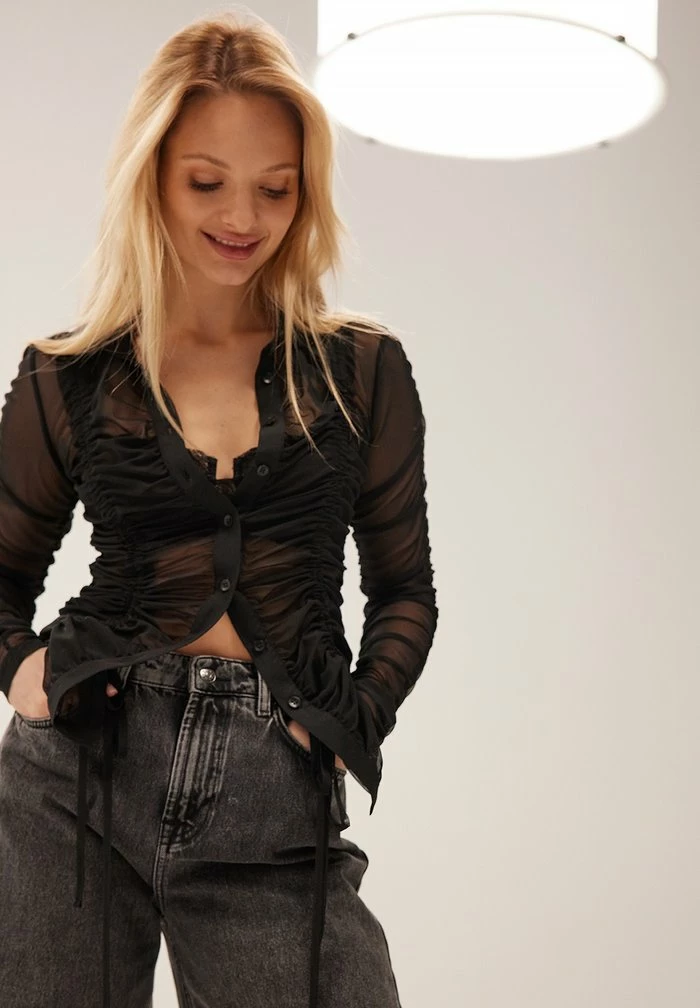 NA-KD Chemisier - Black 3 NA-KD Chemisier - Black – Image 3