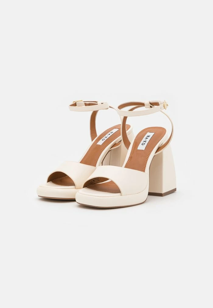 NA-KD CHUBBY RETRO - Sandales à Plateforme - Cream 3 NA-KD CHUBBY RETRO - Sandales à Plateforme - Cream – Image 3