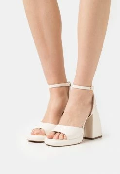 NA-KD CHUBBY RETRO - Sandales à Plateforme - Cream