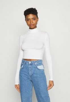 NA-KD MATIAMU BY SOFIA LONG SLEEVE TIE BACK - T-shirt à Manches Longues - White