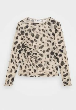 NA-KD ASYMMETRIC GATHERED - T-shirt à Manches Longues - Tan