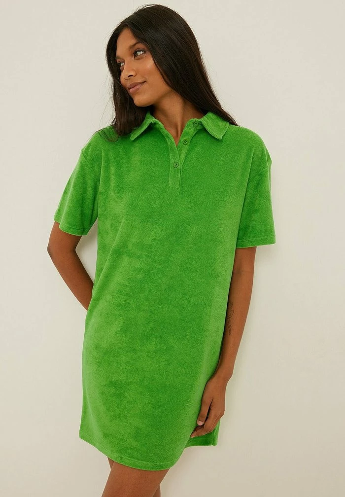 NA-KD Robe Chemise - Green 1 NA-KD Robe Chemise - Green