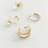 NA-KD SET - Boucles D'oreilles - Gold -NA-KD Soldes Magasin 27c2c40321f14b90b384eeaa6cd11573