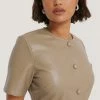 NA-KD Robe Chemise - Beige -NA-KD Soldes Magasin 28866dcc712842a4be463f9f960336c2