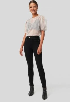 NA-KD Blouse - Grey Leo