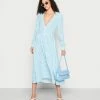 NA-KD SIDE SLIT MIDI DRESS - Robe De Jour - Blue 6 NA-KD SIDE SLIT MIDI DRESS - Robe De Jour - Blue -NA-KD Soldes Magasin 2b4a59bdafa14c20b56b07b1c27416d4