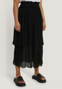 NA-KD Jupe Trapèze - Black