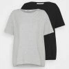 NA-KD TEE 2 PACK - T-shirt Basique - Black/grey 12 NA-KD TEE 2 PACK - T-shirt Basique - Black/grey -NA-KD Soldes Magasin 2db465a9048d4f11babaab9b779b6c54