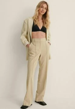 NA-KD Pantalon Classique - Beige